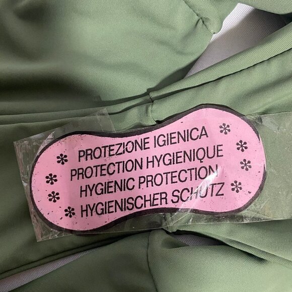 Iridescent Green & Blue Bikini Top & Green Bottom - Picture 12 of 12